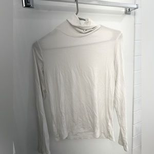 Solid Turtleneck Tee